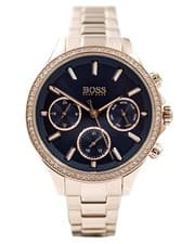 Image of HUGO BOSS WOMENS HERA WATCH HB1502566 BLUE DIAL - WARRANTY - RRP 379.00