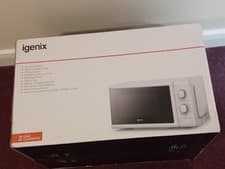 Image of Swan SM22036WHTN 800W Nordic Digital Microwave - Cotton White
