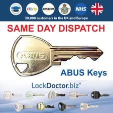 Image of GENUINE Abus 65 Series Padlock Key for Keyed Alike Padlocks 301-6607 & EE0020