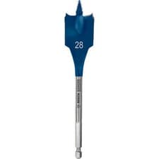 Image of Bosch EXPERT Self Cut Speed Hex Shank Wood Flat Drill Bit 400mm Long 28mm 152mm