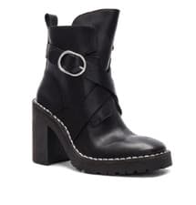 Image of NEW ALL SAINTS AIKO LEATHER ANKLE BOOT BLACK SIZE UK 7 EU 40 RRP £248