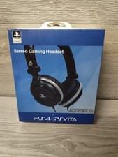 Image of PS4 PSvita Gaming Chat WIRED Headset with Mic Black PlayStation