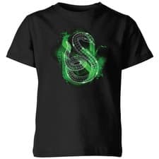 Image of Official Harry Potter Slytherin Geometric Kids' T-Shirt