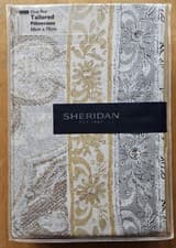 Image of SHERIDAN Tailored Pillowcase PAIR 50x75cm MERCURIO DUNE New
