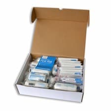 Image of Blue Dot HSE Standard First Aid Kit REFILL Packs - 1-10, 11-20 & 26-50 Person