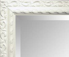 Image of Large WHITE Decorative Mirror