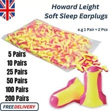 Image of Howard Leight Laser Lite Ear Plugs Work Sleep Snoring Noise Cancelling Earplugs