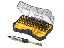 Image of DeWalt Impact FlexTorq 32 Piece Screwdriver Bit Set + Holder in Case DT70587T-QZ