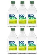 Image of Ecover Washing Up Liquid Lemon And Aloe Vera Tough On Grease All Sizes Available