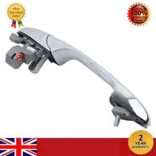Image of For Fiat 500 & 500C Near Passenger /Left Side Chrome Outer Door Handle 735592026