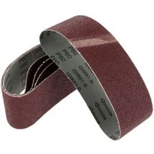 Image of 100 x 610mm Sanding Belts RELIABLE 4'' x 24'' fits Makita Bosch Belt Grit 40-120