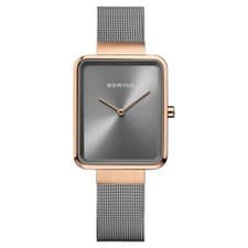 Image of Bering Ladies Watch Wristwatch Slim Classic - 14528-369 Meshband