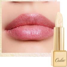 Image of OULAC Metallic Shine Lipstick - Sheer White Lip Balm, Lightweight Soft Lip Base