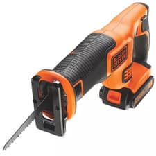 Image of Black & Decker 18V Reciprocating Saw with 1 x 1.5Ah Li-Ion Battery