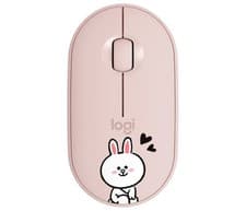 Image of Logitech Pebble M350 Wireless Bluetooth Silent Mouse unifying nano ROSE CONY
