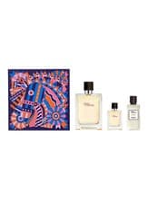 Image of Hermes Terre D'hermes Pure Parfum EDP 75ml + 12.5ml Gift Set +40ml Shave lotion