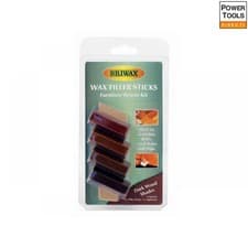 Image of Briwax BWSWSDK Wax Filler Sticks Dark Wood Shades (Pack 4)