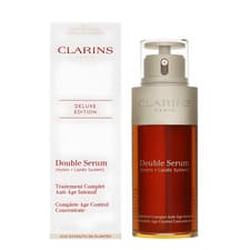 Image of Clarins Double Serum 100ml, Hydric + Lipidic Comlete Age-Defying Concentrate