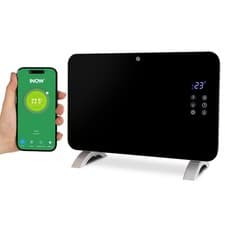 Image of Electric Glass Panel Heater Radiator Portable WiFi Thermostat Wall Mounted Slim