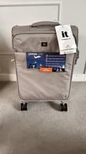 Image of it Luggage Upper-Lite Cabin Suitcase Lightweight TSA Lock 4 Wheels – Grey