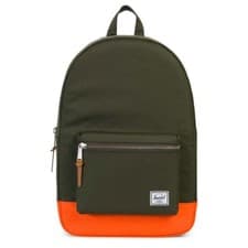 Image of Herschel Supply Co Settlement Backpack Forest Green Orange Laptop Bag Travel