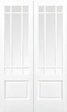 Image of WHITE DOWNHAM GLAZED 9L INTERNAL PAIR DOOR