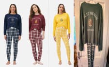 Image of Harry Potter Pyjamas Women's Primark Slytherin Hufflepuff Gryffindor New PJS