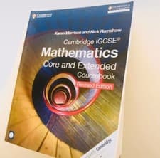 Image of Cambridge IGCSE Mathematics Core and Extended Coursebook with CD included