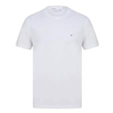 Image of CALVIN KLEIN MEN'S ORGANIC COTTON T-SHIRT TEE IN BRIGHT WHITE // BNWT //