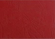 Image of GBC CE040031 A4 Leather Grain Binding Covers 250gsm - Red