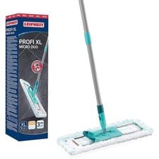 Image of Leifheit Profi XL Microfibre Mop 46cm Flat Head Telescopic Handle Floor Mop
