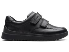 Image of Clarks Kids Youths Goal Style Shoes Leather F & G Fit School Size UK 3-8