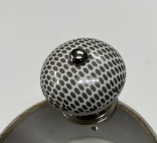Image of Vintage Door Knobs Ceramic Cupboard Cabinet Drawer Pull Handles Shabby chic 40mm