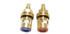 Image of PLUMBSURE TAP GLAND CERAMIC WITH 8mm SPLINE INSERT CARTRIDGE 1/2" 12.7mm