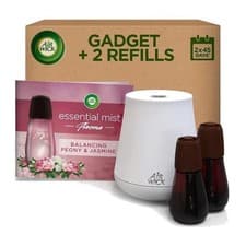 Image of Air Wick Essential Mist Bundle Kit Balancing Peony & Jasmine 1 Diffuser 2 refill