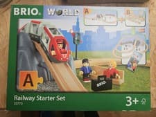Image of Brio World Railway Starter Set 33773 New Boxed Wooden Trains 2015