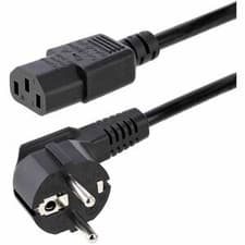 Image of Startech 6 Ft 2 Prong European Power Cord for Pc Computers 2M 6.5Ft 18Awg 0.75Mm