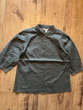 Image of Seasalt Cornwall Blouse Shirt Top Hope Cottage Khaki Green New 18