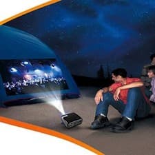 Image of LED Projector 2600 Lumens Full HD 1080p Office Home Theater Video Cinema Beamer