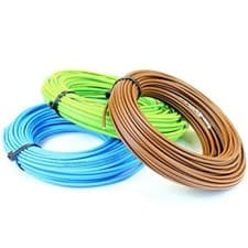 Image of 6491X 1.5mm Single Core Conduit Cable Wire Singles Blue Brown Green Yellow Earth