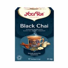 Image of Yogi Tea Black Chai Blend Of Black Tea Ginger And Cinnamon Various Quantities.