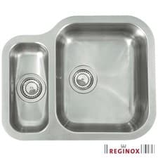 Image of Reginox Alaska 1.5 Bowl Polished Stainless Steel Undermount Kitchen Sink LHSB