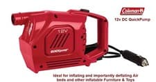 Image of Coleman Quick Pump 12V Inflate Deflate Air Bed Inflatable Mattress Toys Beach