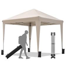 Image of BONTEC Gazebo, 3 x 3 m, waterproof, stable, winterproof, UV protection 50+