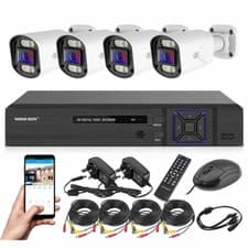 Image of CCTV CAMERA SECURITY SYSTEM KIT 1080P HD 4CH DVR HOME OUTDOOR WITH HARD DRIVE UK