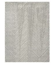 Image of Homemaker Chevron Rug Grey Silver 80x150cm RRP 40.00 lot GD