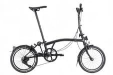Image of Brompton P Line 4-Speed - Mid Handlebar - Midnight Black - New