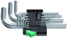 Image of Wera 021406 9 Piece Hexagon Allen Key Set Metric 1.5-10mm 950/9 SM