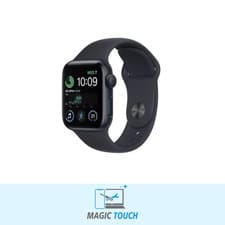 Image of Apple Watch SE 2ND Gen 2022 40mm Midnight + Sport Band, Regular (GPS) (MNJT3B/A)