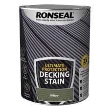 Image of Ronseal Ultimate Protection Decking Stain 5L Various Colours Tough Wood Paint